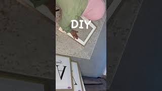 How To DIY a Picture Frame with a Spray Paint / Items of Home Decor you can buy from SHEIN part 2