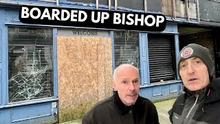 Boarded Up Bishop Auckland in Durham & Weatherspoons Review.