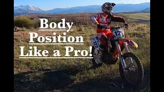 How To Ride With The Correct Attack Body Position!