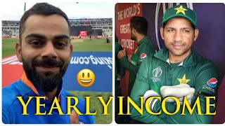 Virat Kohli And Sarfaraz Ahmed Annual Income That Might Shock You | India vs Pakistan Captains!2019