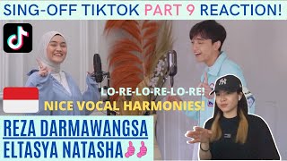 REACTION to Reza Darmawangsa VS Eltasya Natasha SING-OFF TIKTOK SONGS PART 9! 😍