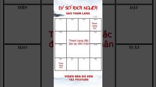 Sao Tham Lang  #lýsốđờingười #saothamlang