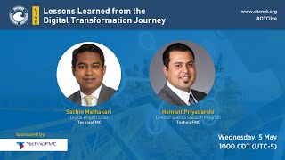 OTC Live: Lessons Learned from the Digital Transformation Journey