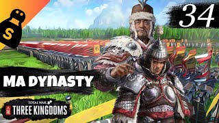 THE BATTLE OF FOUR ARMIES! Ma Chao - Total War Three Kingdoms - 34