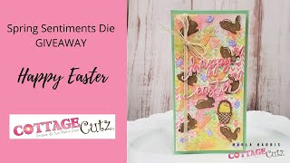 Happy Easter| Spring Sentiments Die GIVEAWAY