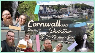 We Visit St Nectan's Glen Waterfall & Padstow! | Cornwall Road Trip Travel Vlog (Part 3) 🛥️