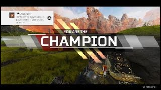 19 kills apex legends w huge clutch at the end.