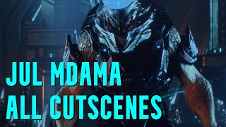 All Jul Mdama Cutscenes | Halo 4 Spartan Ops Compilation