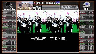 CFT Tecmo After Dark 1960 Week 2 Oakland Raiders (manYo) vs Buffalo Bills (DT)