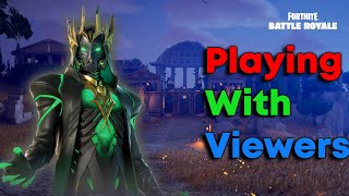 Playing Fortnite battle royale season  with viewers - Road to 400 subscribers │ !join