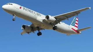 American A321 Landing At KPHX-Phoenix