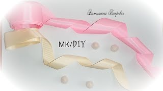 Они Такие МИЛЫЕ!!!/ Бантики из репсовых лент/ Канзаши/ bow making tutorial/kanzashi/DIY