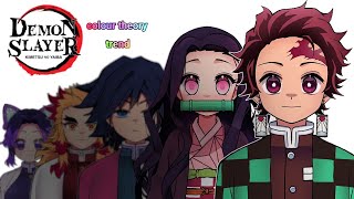 colour theory trend  compilation (Demon slayer)