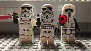 Stormtroopers aim in Star Wars