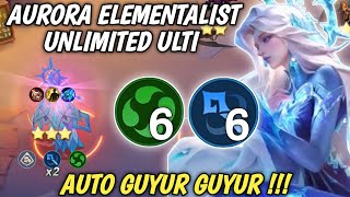 AURORA ELEMENTALIST UNLIMITED ULTI !!! Magic Chess Mobile Legends Bang Bang