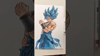 Finally completed ✅ Goku drawing #shorts #goku #ytshorts