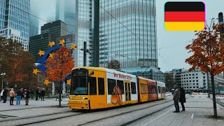 Exploring Frankfurt:Germany's Futuristic City in 4K 60fps