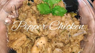 Pepper Chicken | Foodies' Laboratory | Green Chilli Pepper Chicken