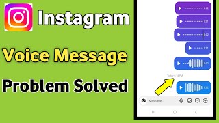 Fix instagram Voice message Problem | Voice Notes Problem instagram Android