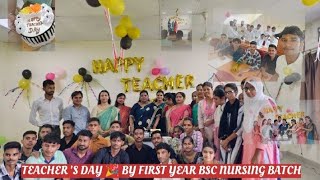 TEACHER 'S DAY CELEBRATION  🥳 in BSC NURSING Department  #@anacollege1603#ANA GROUP OF INSTITUTE