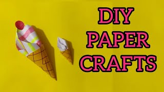 |how to make Paper Ice Cream|| Fun with Paper|five minutes crafts  (Suchi Creative Craft)