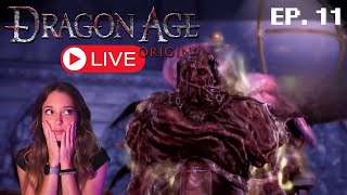 Are We Slothy Enough For The Sloth Demon | Let's Play Dragon Age Origins Blind Ep.11 | 🔴LIVE🔴