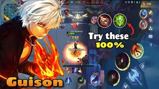 Guison against mytic players - mobile legends