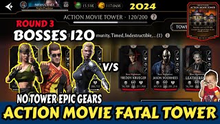 Action Movie Fatal Tower | 120 Bosses R3 | Beat By Gold Team | Mk Mobile