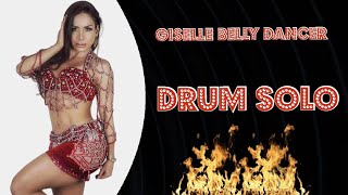 Drum solo belly dance improvisation