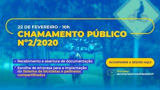 Chamamento Público N°02/2020