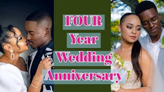 Hungani and  Stephanie Ndlovu Celebrates four years wedding anniversary