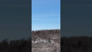 F-18 hornet snowy mountain top pass