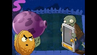 Plants vs zombies.5 серия Дымо гриб против зомби с дверью!