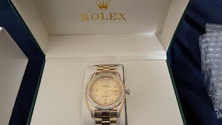 Rolex replica day date watch review