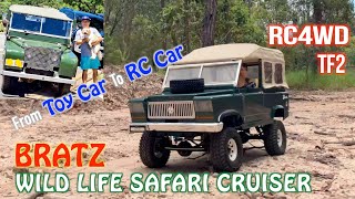 Bratz Wild Life Safari Cruiser | RC4WD TF2 Chassis | 1/10 RC Car | Off-Road Trail Ep.01