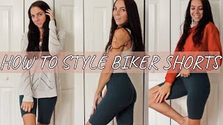 HOW TO STYLE BIKER SHORTS | Sherry Faith