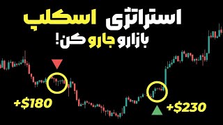 استراتژی اسکالپ با وین ریت بالای 70 درصد کریپتو !!!