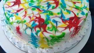 രുചിയൂറും സൂപ്പർ ടേസ്റ്റി rainbow cake/ inus world..