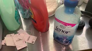 Blue wash| Beko washing machine | cotton program start| Yumos detergent| Lenor | changes