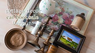 Thrifting Treasures at Dublin & Kildare Car Boot Sales | Cottagecore & Cottage Decor Finds 🌸