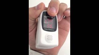 Talking finger pulse oximeter Oxyc