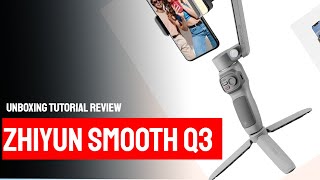 smooth q3 zhiyun - unboxing recensione tutorial , registrare con android fino a 8k