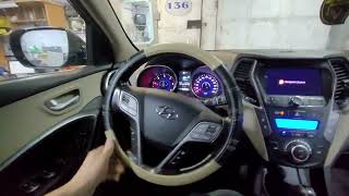 Hyundai SantaFe как установить  автозапуск со штатного ключа Starline S96v2