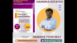 Real Estate Training @Hyderabad, Short Clip on Real Estate Training, New to Real Estate, Lands Buy