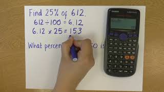 Finding percentages of amounts