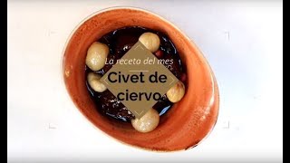 Civet de ciervo - Las recetas de El Nacional