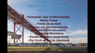 Lisbon, Portugal City Tour - April 3, 2022