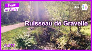 Gravelle stream, Bois de Vincennes, Paris, France | Walk In Paris | Paris walk