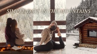 Simple days in the mountains |  Peaceful, rustic Romanian countryside & my yoga practice, slow vlog