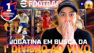 🔥⚽️ JOGATINA EM BUSCA DA 1ª DIVISÃO AO VIVO | EFOOTBALL 2024  - PS5